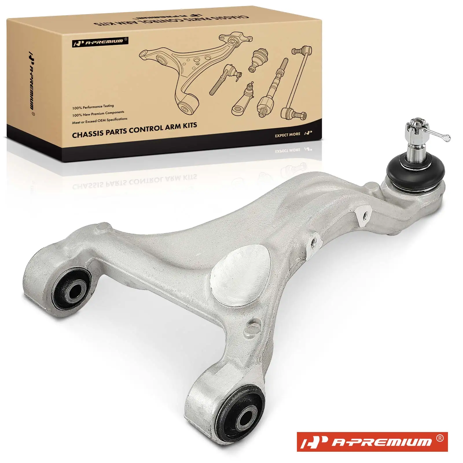 A-Premium Rear Right Upper Control Arm and Ball Joint Assembly for Kia Sorento 2011-2013 Hyundai Santa Fe 2007-2012