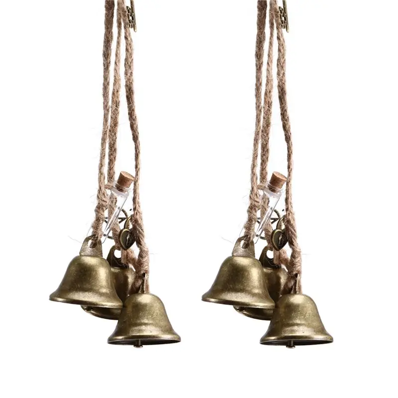 ABLB-Exorcism Lucky Bell, Campana de la Suerte para Exorcismos, Campanas de Viento, Adornos Colgantes para Porche, Jardín, Decoraciones Navideñas