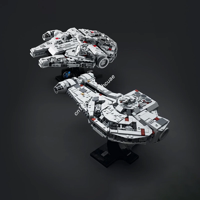 883 pièces Star Battle Dash Rendar's Outrider vaisseau spatial modèle Moc blocs de construction empilage jouets éducatifs créatifs cadeau de noël