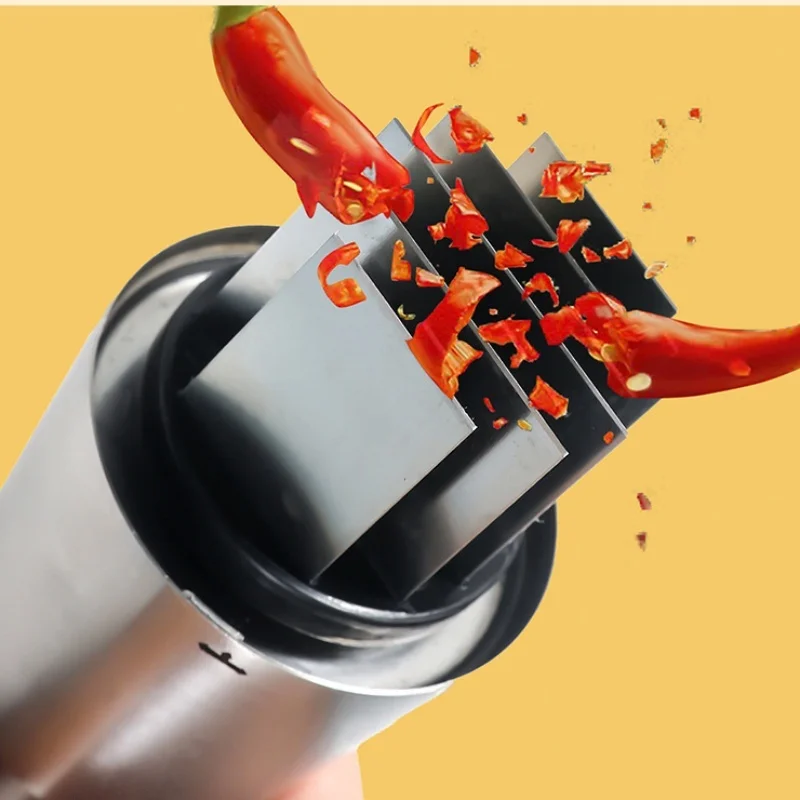 مفرمة الثوم المضغوطة من الفولاذ المقاوم للصدأ، هراسة الثوم اليدوية، أداة تقطيع الثوم المحمولة من نوع الدفع، أداة مفرمة المطبخ