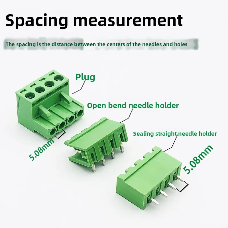 2EDG-5.08 Terminal 2P3P4P5P6P7P8P10P12P Plug-in PCB soldering, with straight/curved