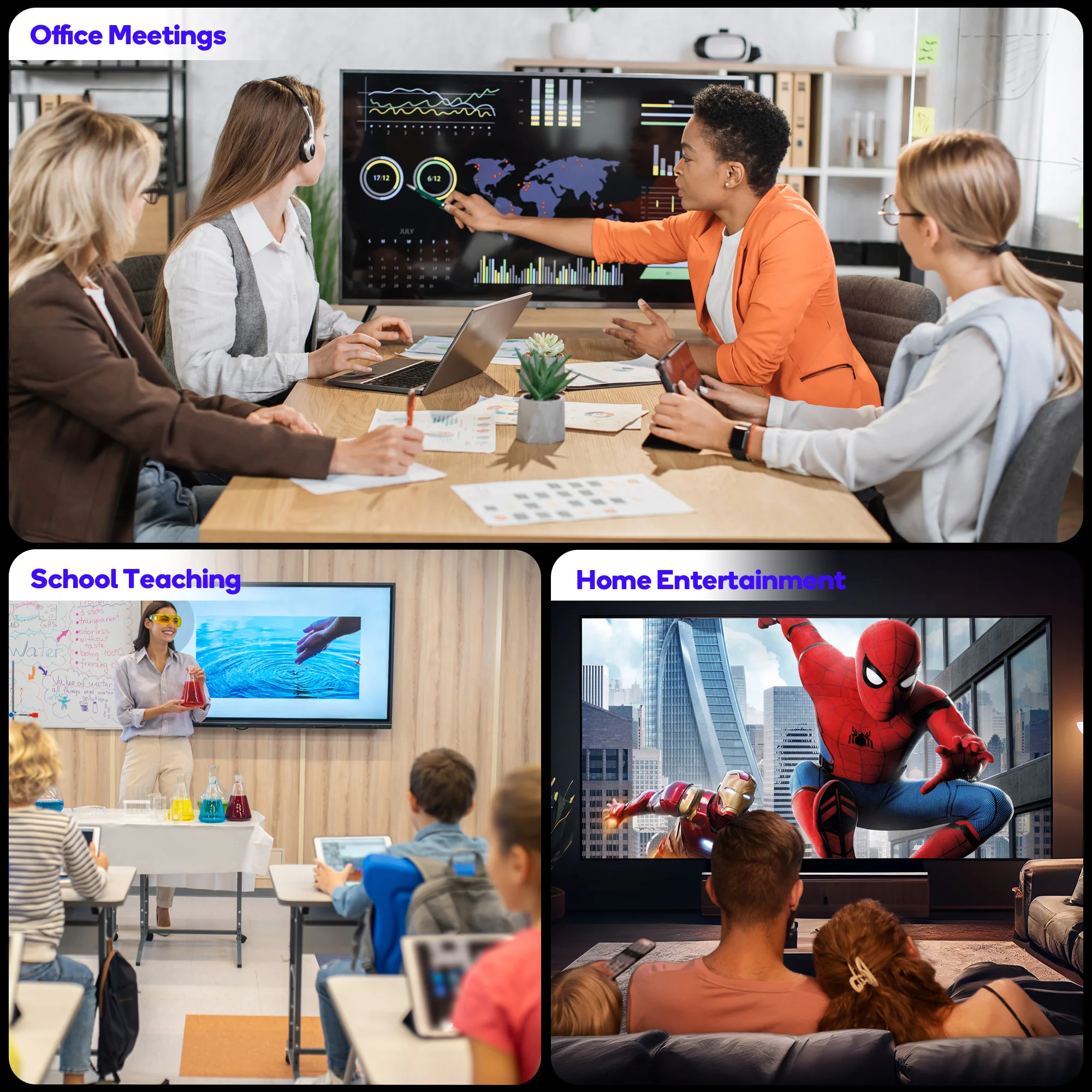 200M 5G 1080P HDMI Wireless Audio Video Transmitter Receiver Extender for 1 TX-2 RX PS4 Camera Laptop PC to TV Monitor Projector