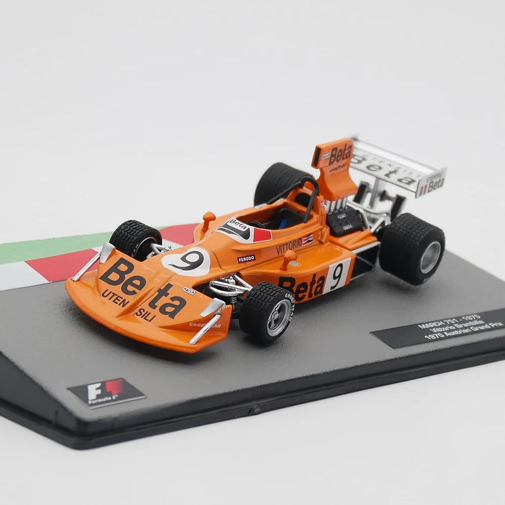 Ixo 1:43 Racing 1975 Vittorio Brambilla March 751 Diecast Car Model Metal Toy Vehicle