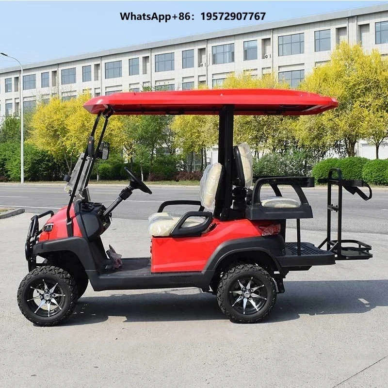 Customized Luxury Sports Car Electric Golf Cart 4 Seat Golf Cart New Energy Vehicle 4 Wheel Drive Electric Golf Cart