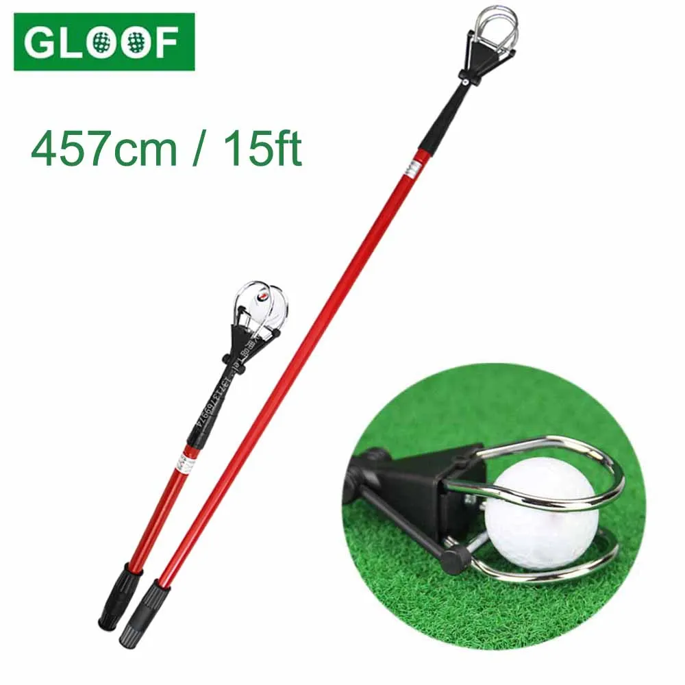 Pallina da Golf Retriever, raccoglitore telescopico per palline da Golf Golf portatile Pick up Scoop Balls Grabber Retriever accessorio per attrezzatura da Golf