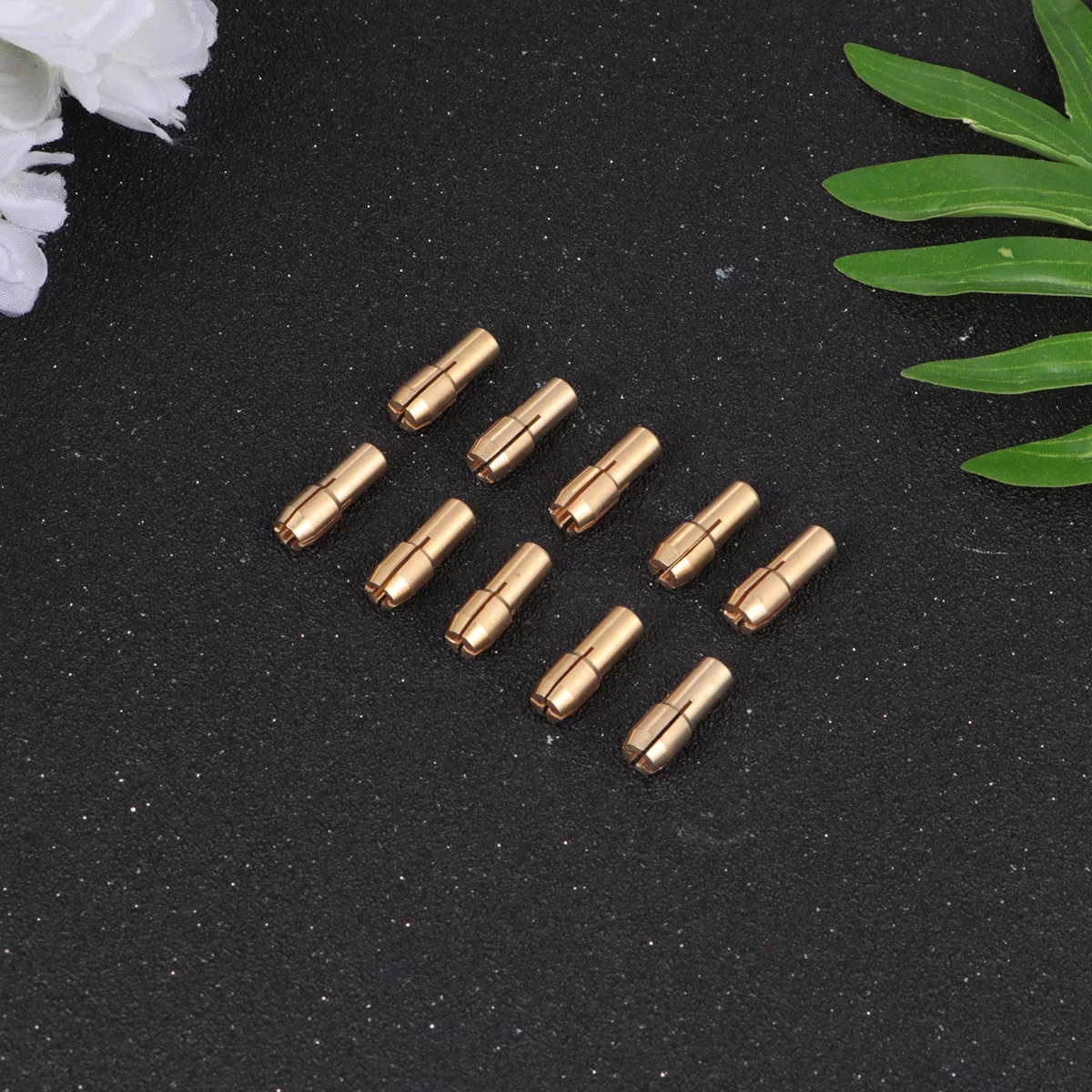 

22Pcs Grinding Chuck Electric Grinder Copper Drill Collet Set 4.8mm 4.2mm Tail Diameter Rotary Tool Accessories M8 Nut