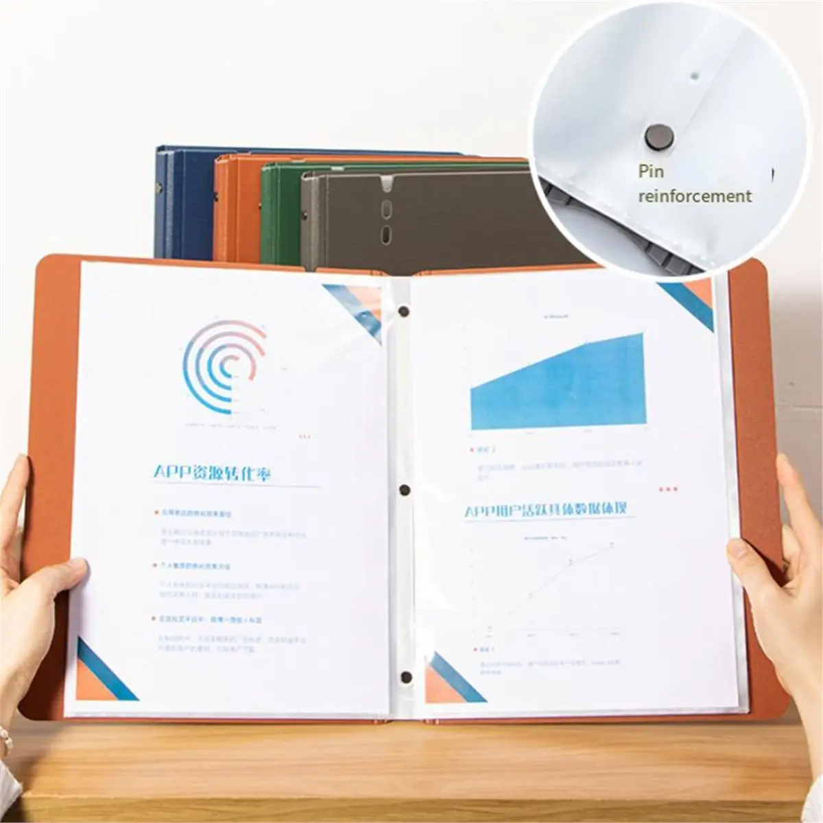 2026 New Thickened A4 Document Organizer Binder, Clear Transparent Pocket Portfolio Folder 30 Pockets for School & Home Use