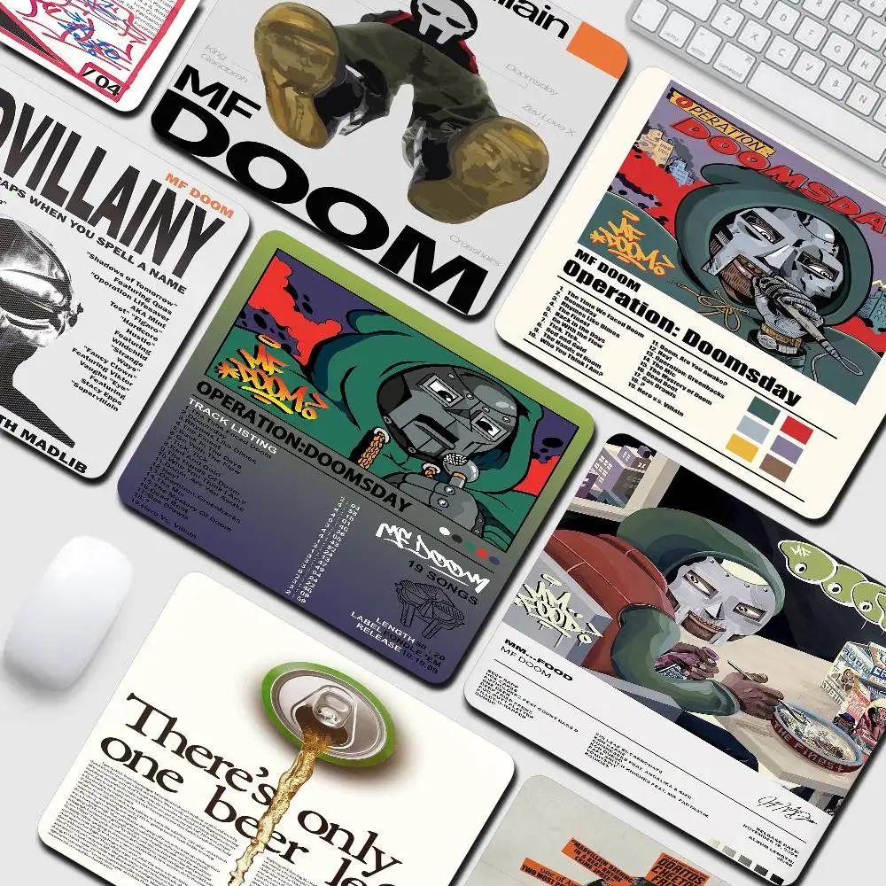 

MF Doom Comic Album PC Small Keyboard Table Mats Mouse Pad Locking Edge Gabinete Mausepad Computer Mat Gaming Office