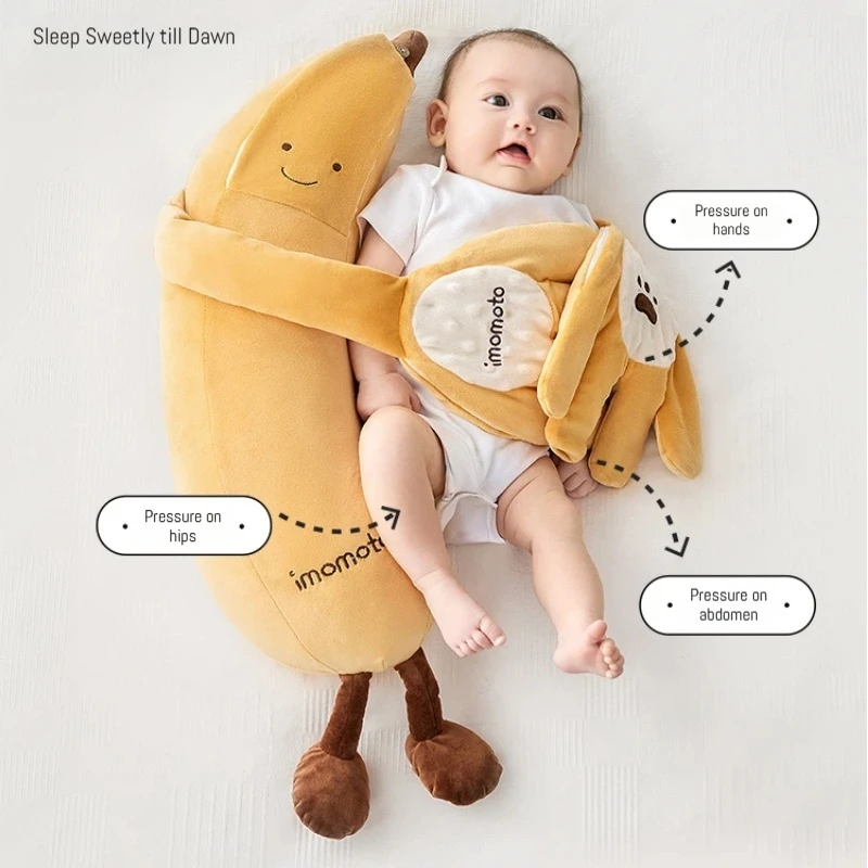 ตุ๊กตาผ้าปลอบประโลมเด็ก ช่วยให้หลับสบาย ลดอาการสะดุ้ง ตุ๊กตากอดได้ ผ้าห่มนิรภัยแบบเคี้ยวได้ ของเล่นสัมผัสเนื้อนุ่ม ของขวัญสำหรับเด็กแรกเกิด