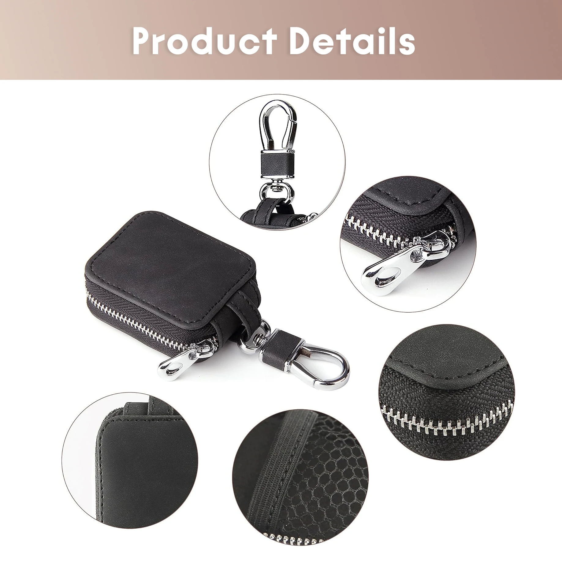 เคสหนังอเนกประสงค์สำหรับ Airpods 1/2/3/Pro ป้องกันฝุ่น กันน้ำ กันกระแทก ป้องกันรอยขีดข่วน กระเป๋าใส่หูฟังไร้สายสำหรับเดินทาง