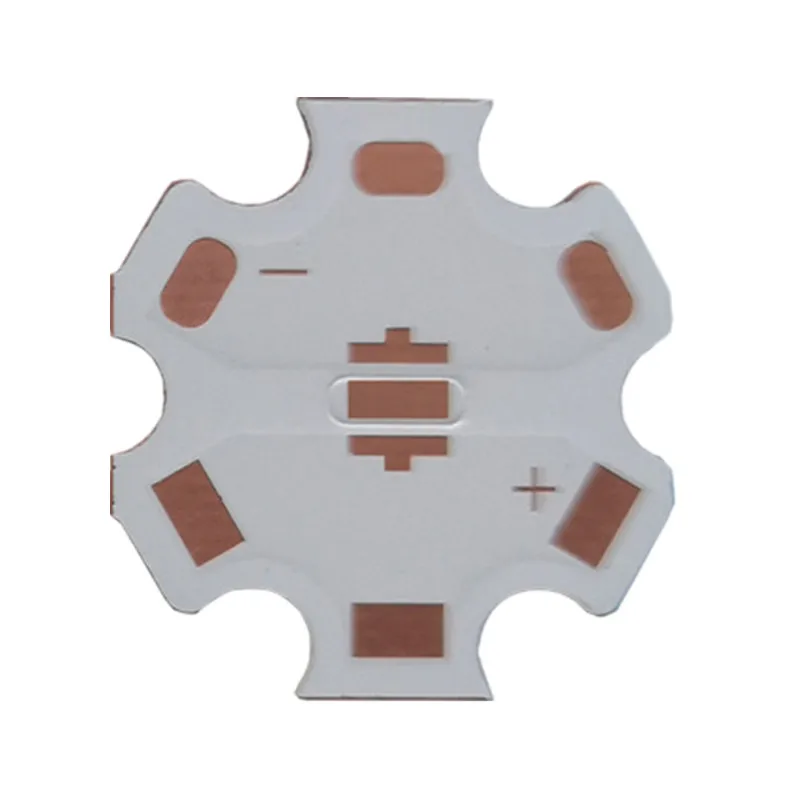 100pcs 3535 LED XPE Heat Sink Copper Base Plate 3535 LED PCB 20mm for 1W 3W 5W XPE Chip Starboard