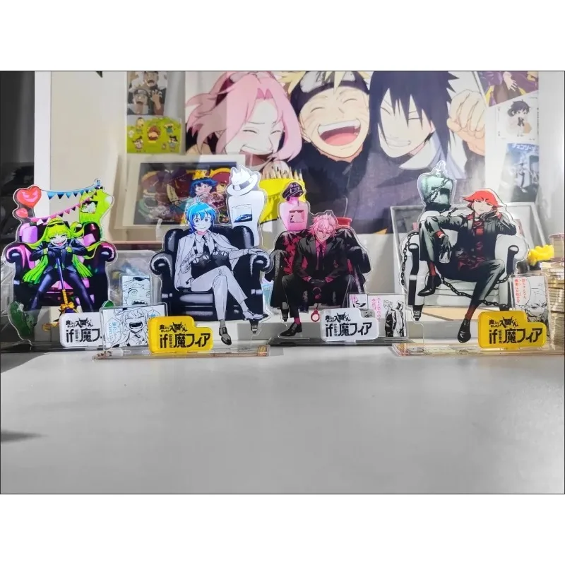 Mairimashita! Iruma-kun If Episode of Mafia Acrylic Stand Figure ‌Baram Shichirō Suzuki Iruma Anime Peripheral Desktop Ornament view 2