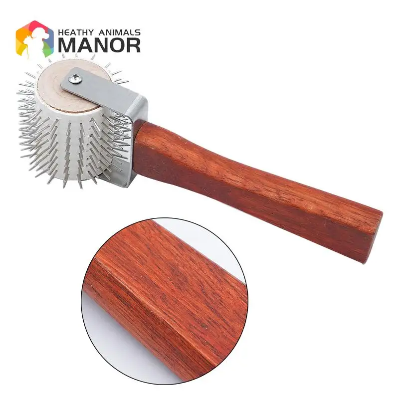 

1pcs Bee Honey Extracting Uncapping Needle Roller Plastic+ Wooden Beekeeping Comb Tools Kit Home Garden Supplies