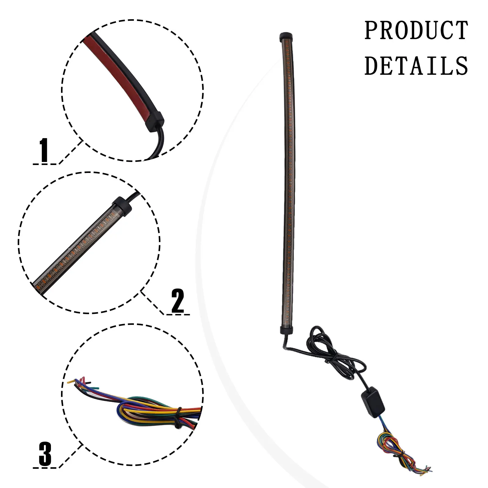 Car Sequential Turn Signal Sequential Turn Signal Smooth Transitions Tail Light And Signal Light Shape High Quality Modern Touch