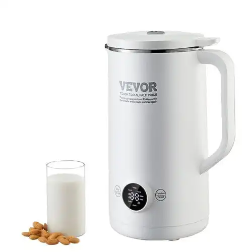 

Nut Milk Maker 8-in-1 Soy Milk Maker 8-Leaf Blades 600ML 2-18 Hours Timer