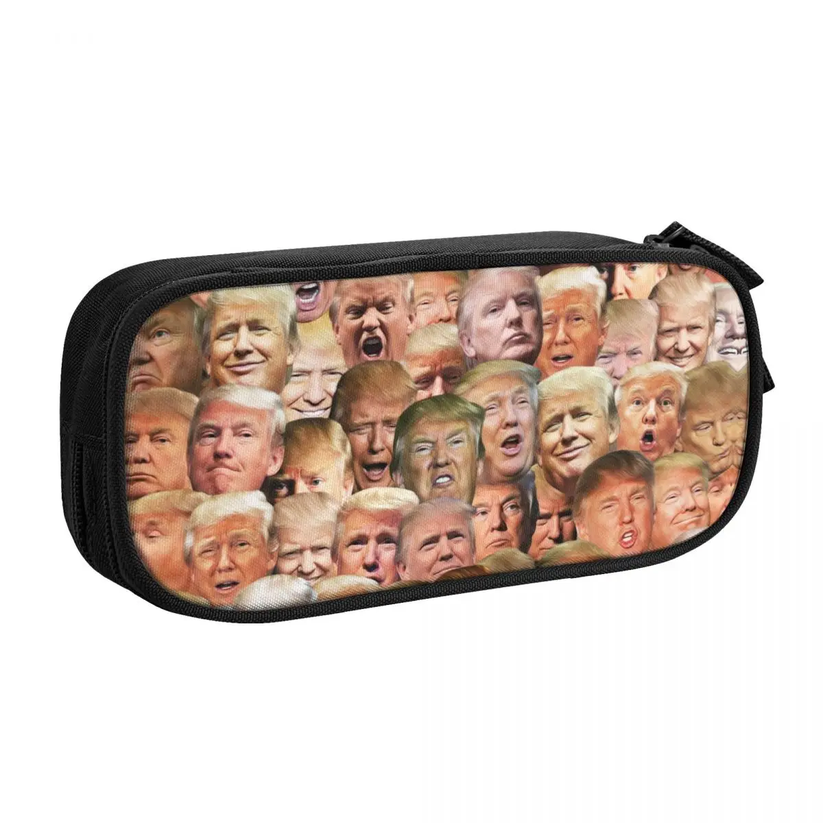 Custom Trump Meme Collage Cute Pencil Cases Boys Gilrs Large Capacity American Presidential Trump Pencil Bag Student School