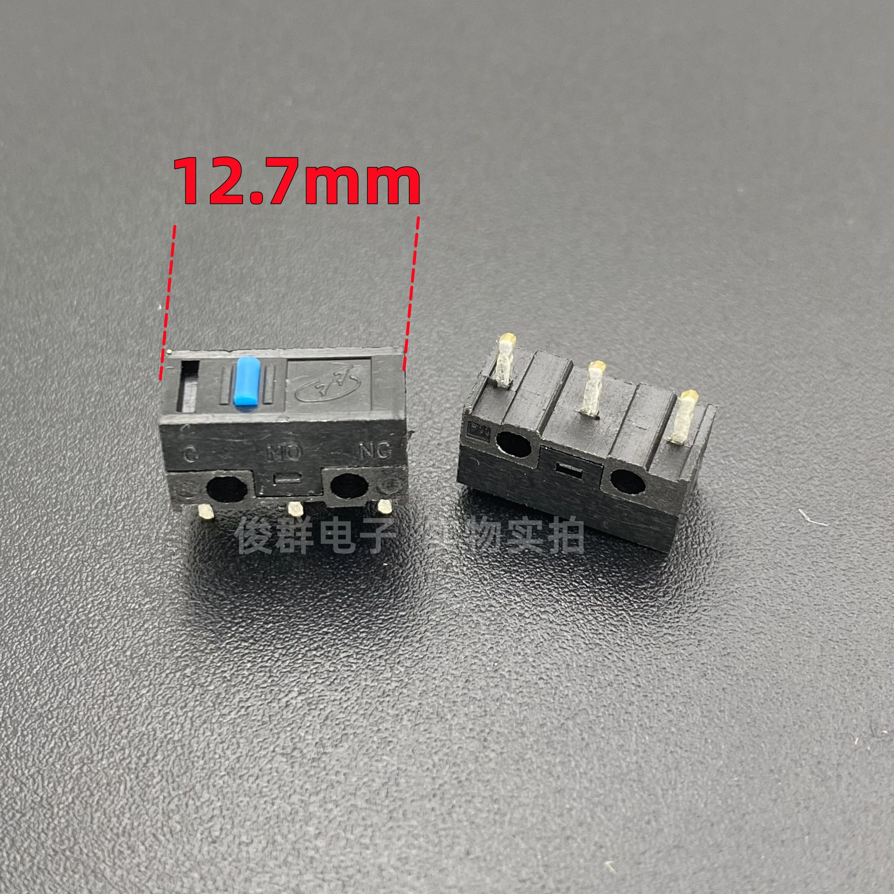 100pcs/77 micro switch miniature 3 pointed foot detection reset stroke limit mechanical touch point mouse button button