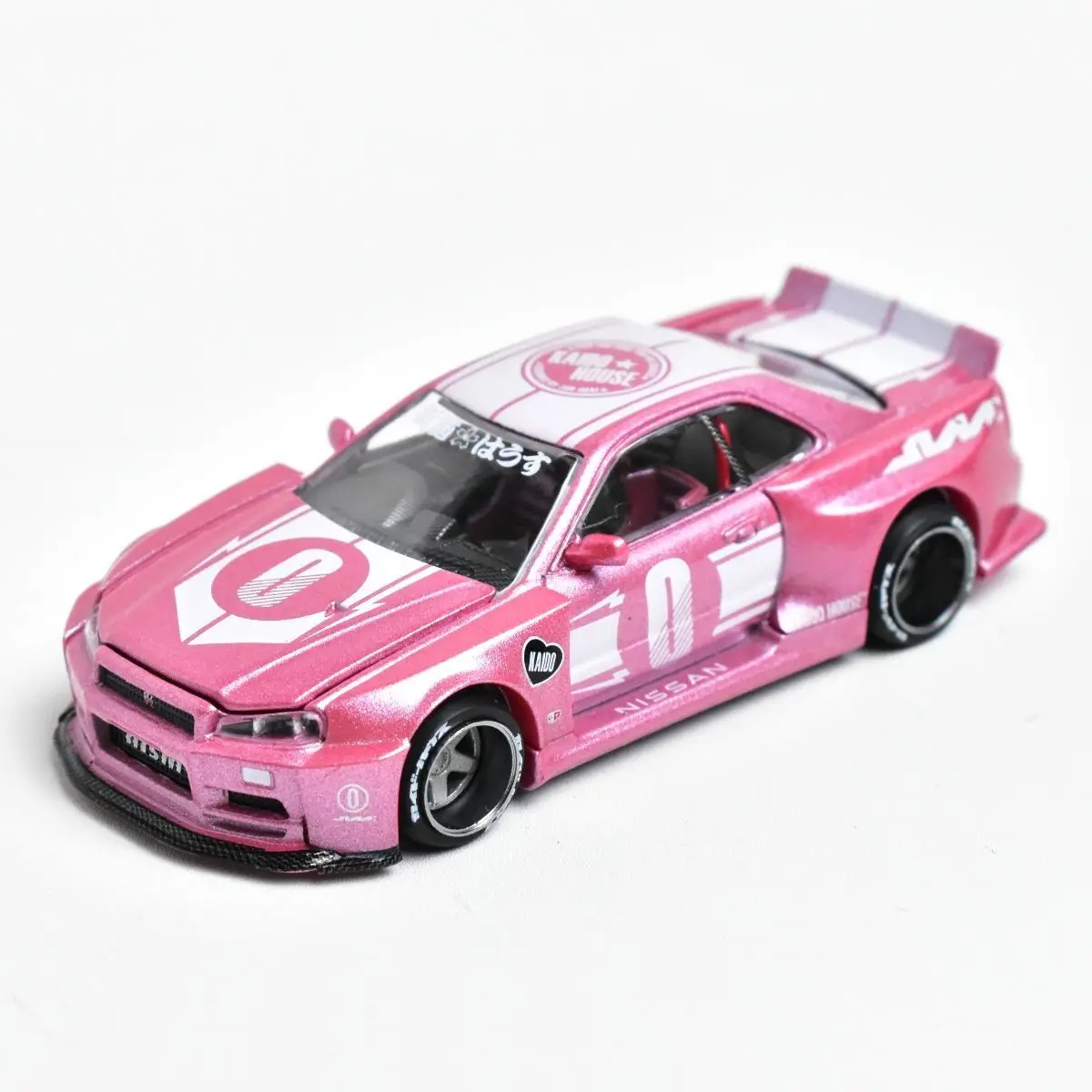 

Minigt 1:64 Kaido House+Skyline Gtr (R34) V1 128 Static Diecast Casting Alloy Model Car Collection Toy Birthday Gift