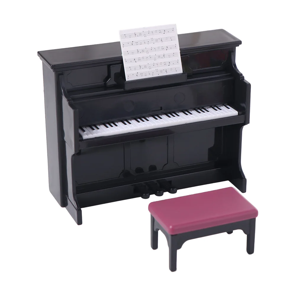 1/12 Schaal Dollhouse Muziekinstrument Trompet Saxofoon Micro Landschap Miniatuur Piano Gitaar Klassieke Scène Decor