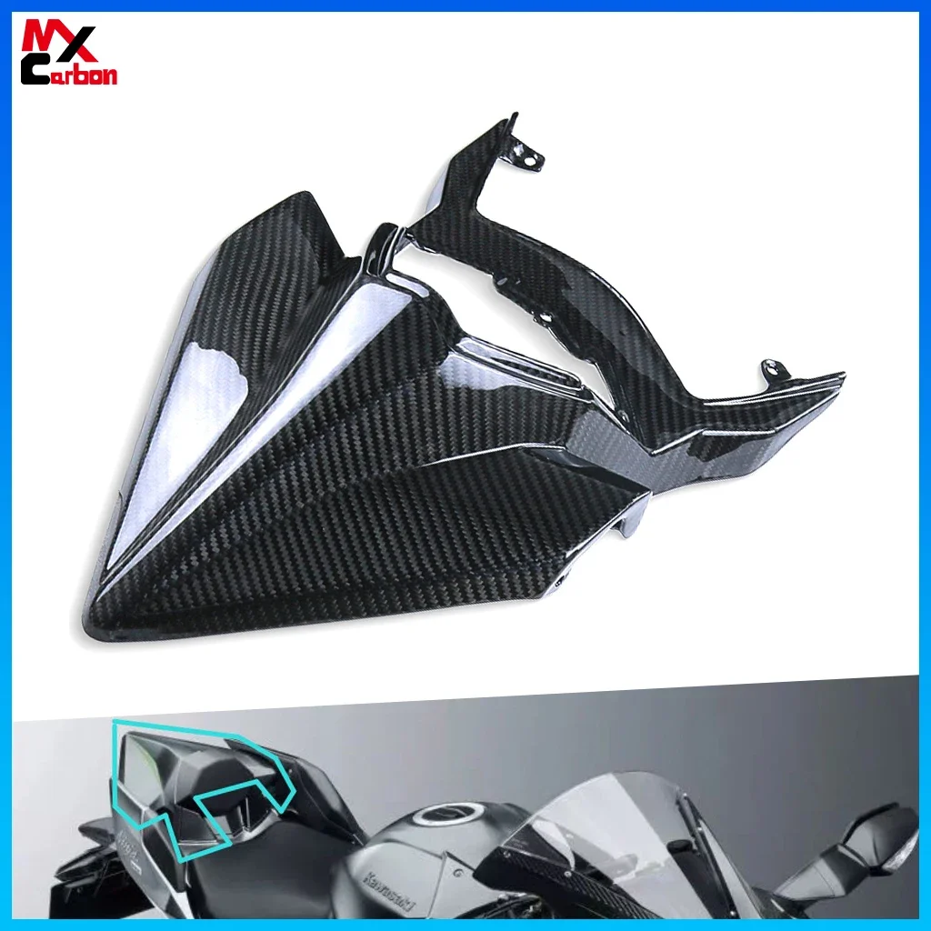 For Kawasaki H2/H2R 2015 2017 2018 2019 2022 2021 2022 2023 Full Carbon Fiber Rear Seat Fairing Motorcycle Tail Center Modified