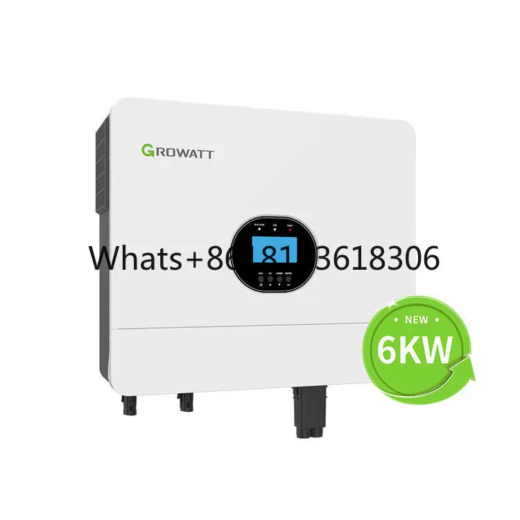 Fast delivery growatt SPF 6000ES Plus solar inverter high efficiency   with 5 years warranty