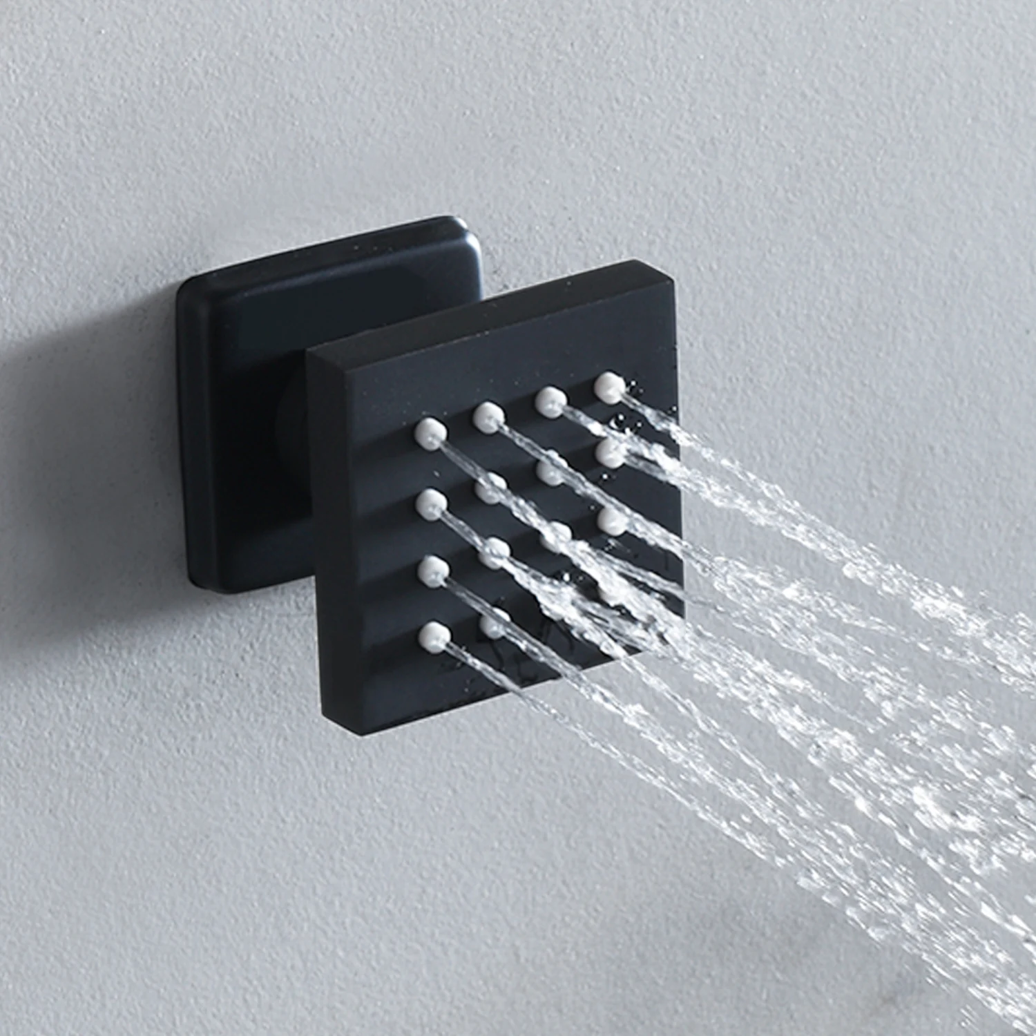 Imagem -04 - Luxo Led Conjunto de Cabeça de Chuveiro Spray de Névoa de Chuva Temperatura Constante Misturador de Válvulas com Jatos de Massagem Lateral 16 20 400 mm 500 mm