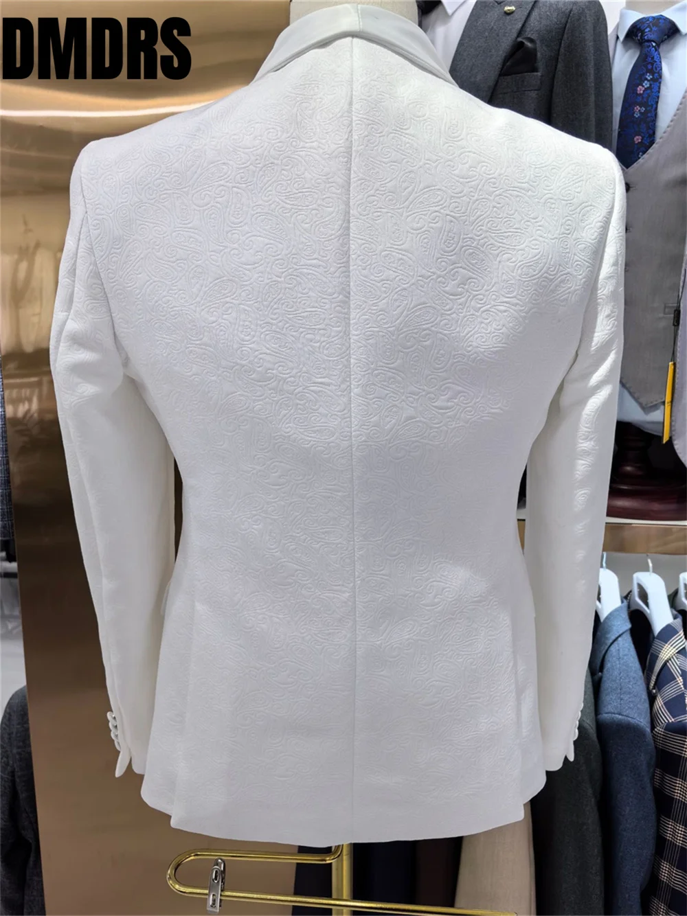 Classic Men's Suit set For Wedding Suit Formal Office Meeting Classic Solid Suit Handsome Host Party Suit Blazers Pant Vest