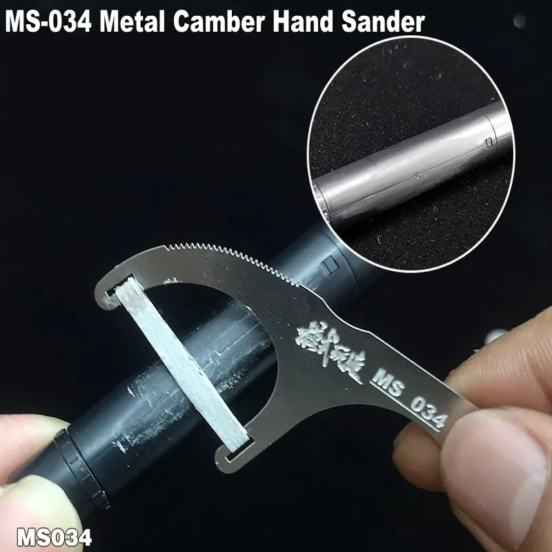 MS-034 Metal Camber Hand Sander Assembly Model Building Tools for Modeling Hobby DIY