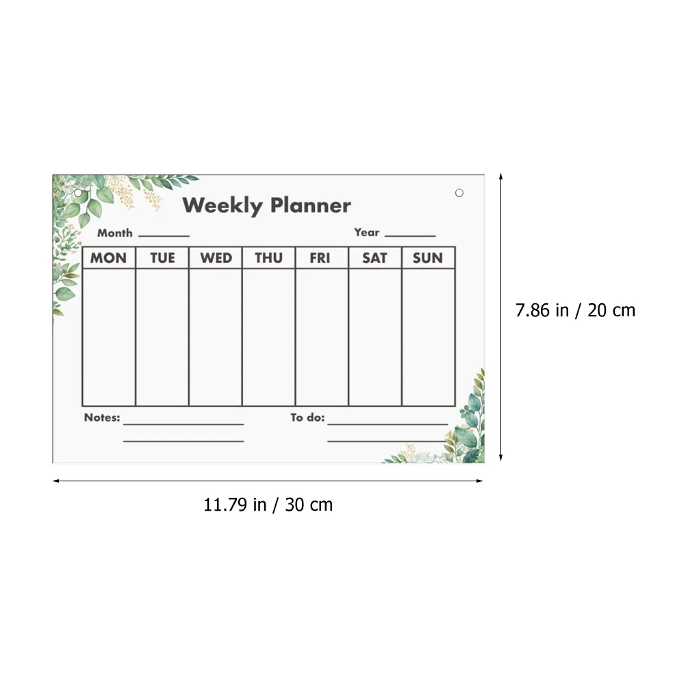 

1Set Clear Acrylic Memo Board Multifunction Office Supply Home Decoration Simple Generous Design Tabletop Board