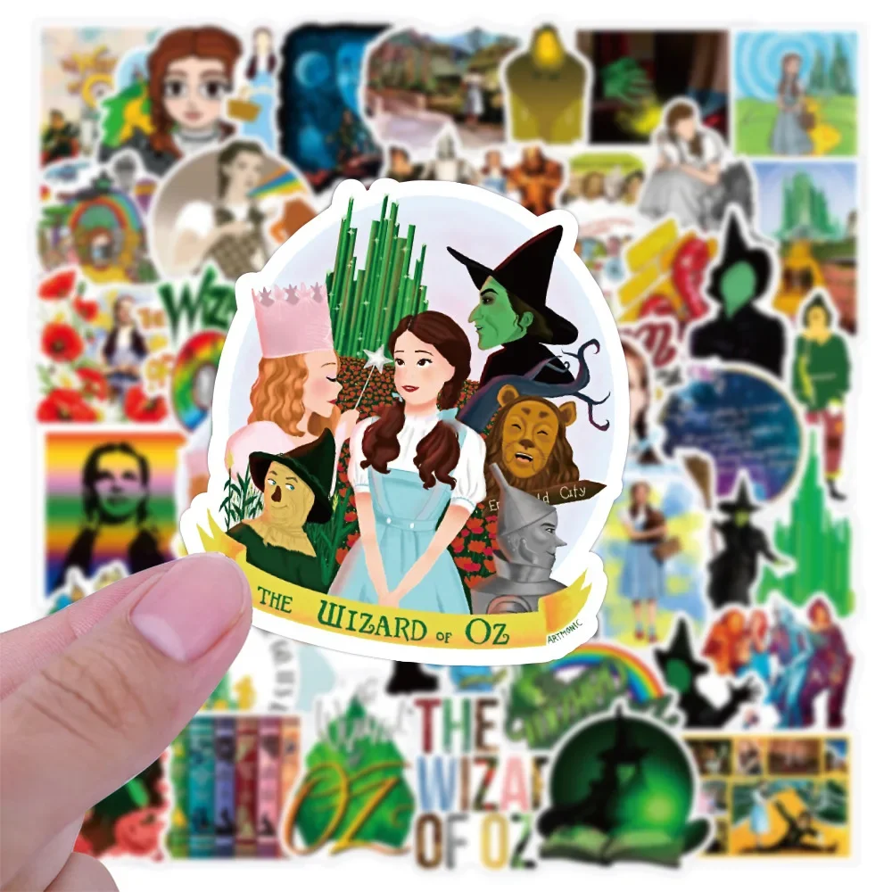 50 قطعة حكاية خرافية معالج OZ الكرتون الكتابة على الجدران ملصق مائي ل صندوق أدوات مكتب سجل القصاصات الهاتف المحمول مذكرات الاطفال اللعب الهدايا #2