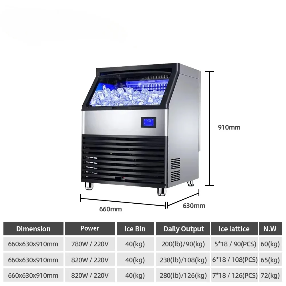 New Design Best Price Commercial Big Ice Machine Makers Industriales