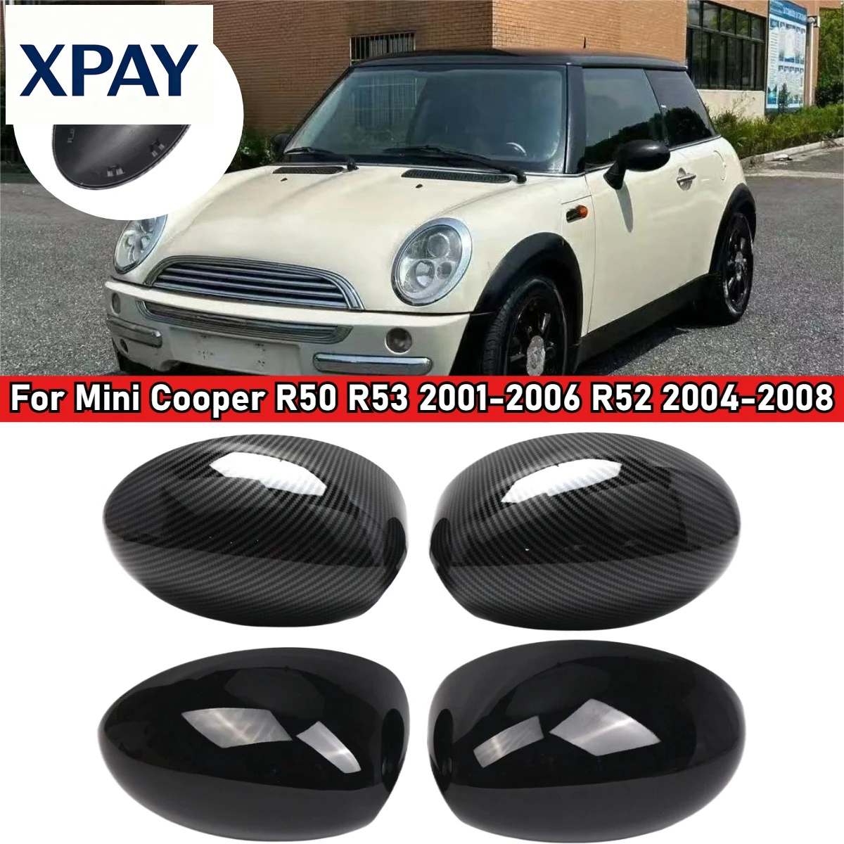 

Новый автомобиль для Mini Cooper R50 R53 2001-2006 R52 2004-2008, замена автомобиля, боковое зеркало заднего вида, крышка крыла, корпус внешней двери