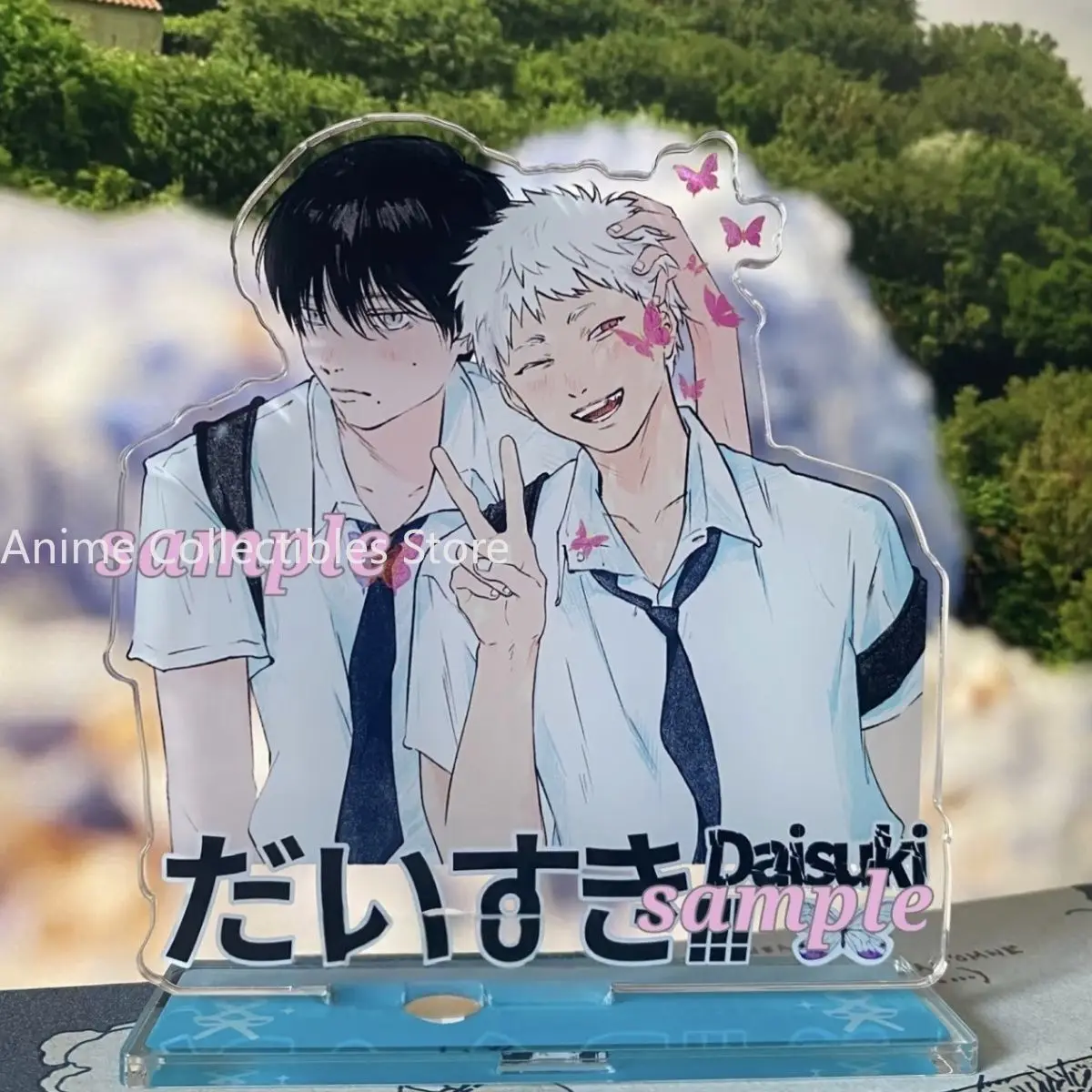 

The Summer Hikaru Died Tsujinaka Yoshiki Acrylic Stand Desk Decor Standing Anime Model Action Figure Ornament Accessories Models