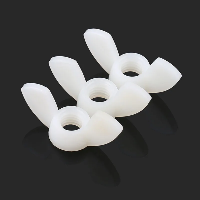 M3 M4 M5 M6 M8 M10 M12 Nylon Flügelmutter Kunststoffbarrenmutter Kunststoff Butterfly Typ Kunststoff Kappenmutter – Detail 3