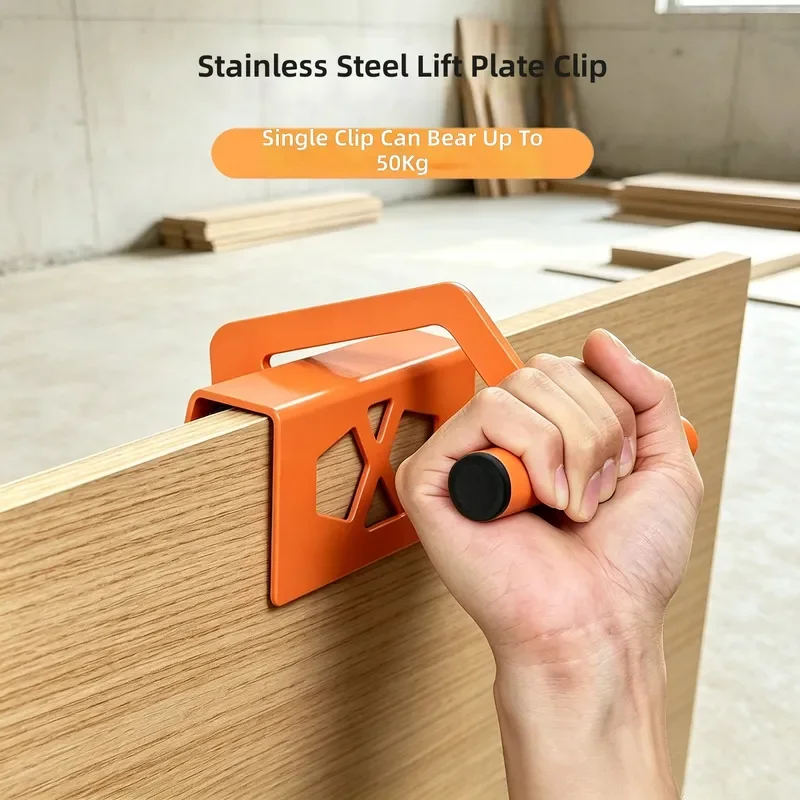 Lifting Clamp Adaptive Wood Slab Tile Slate Handling Large Slab Lifting Tool Heavy Duty Adjustable Grip Hoisting Equipment