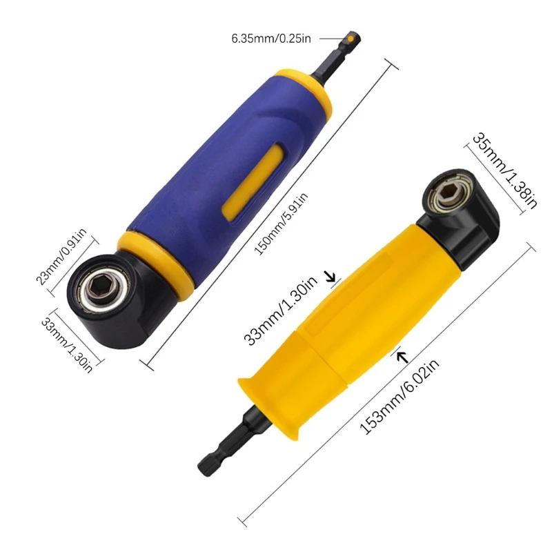 Right Angles Drill Attachment 90Degree Adapter Screwdriver Socket Drill Bit Drop ship