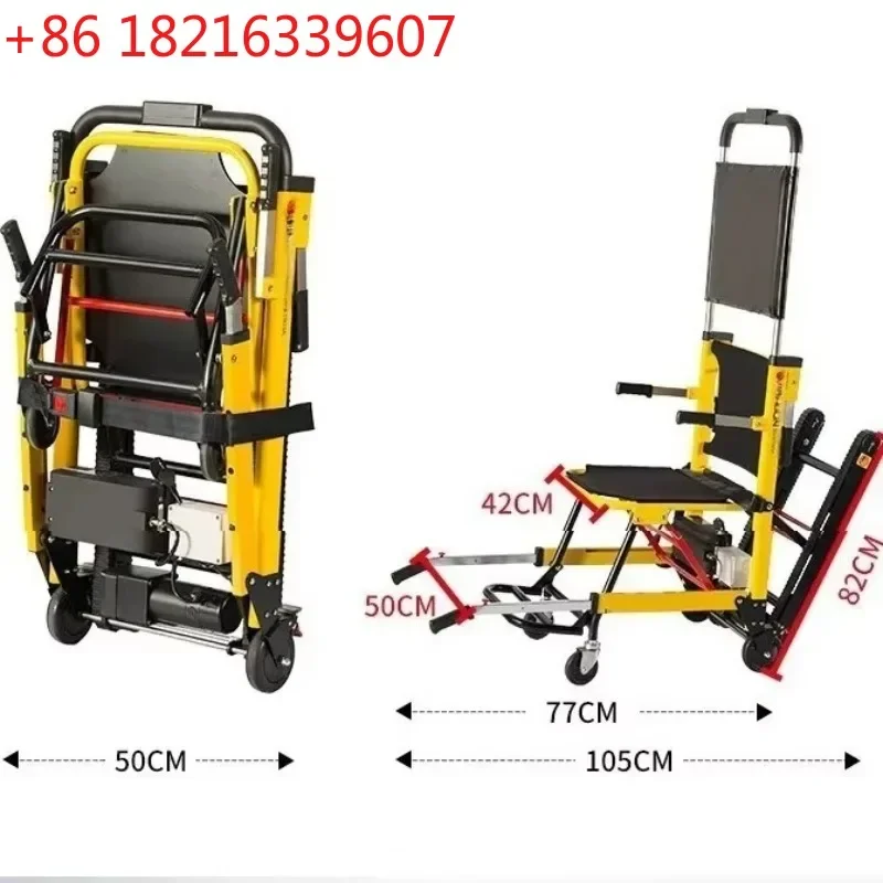 TAO Electric climbing wheelchair Small and lightweight folding disabled people go up and down the stairs Fully automatic