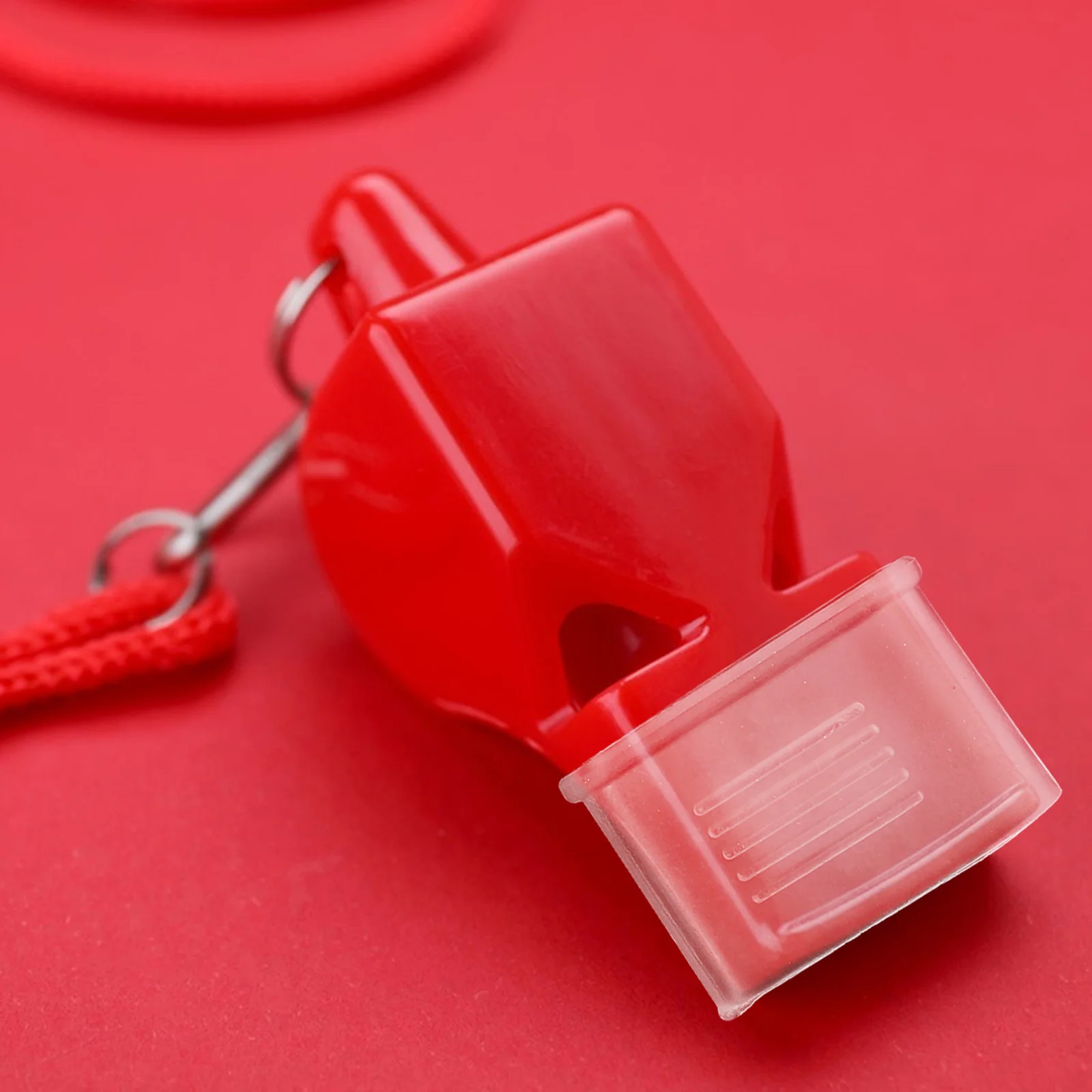 

12Pcs Whistle Mouth Grip Transparent Covers Protective Plastic Guard for Referees Coaches Soccer Sports Training