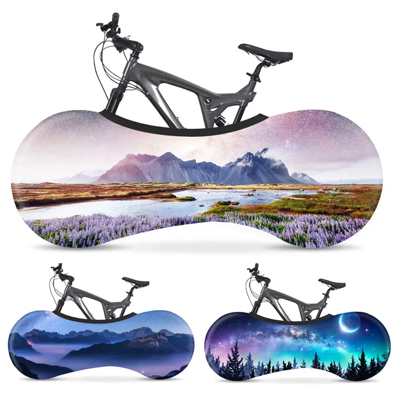 Bike Anti-dust Protector Cover MTB Road Bicycle Protective Gear Wheels Frame Cover Elastic Cycling Scratch-proof Storage Bag