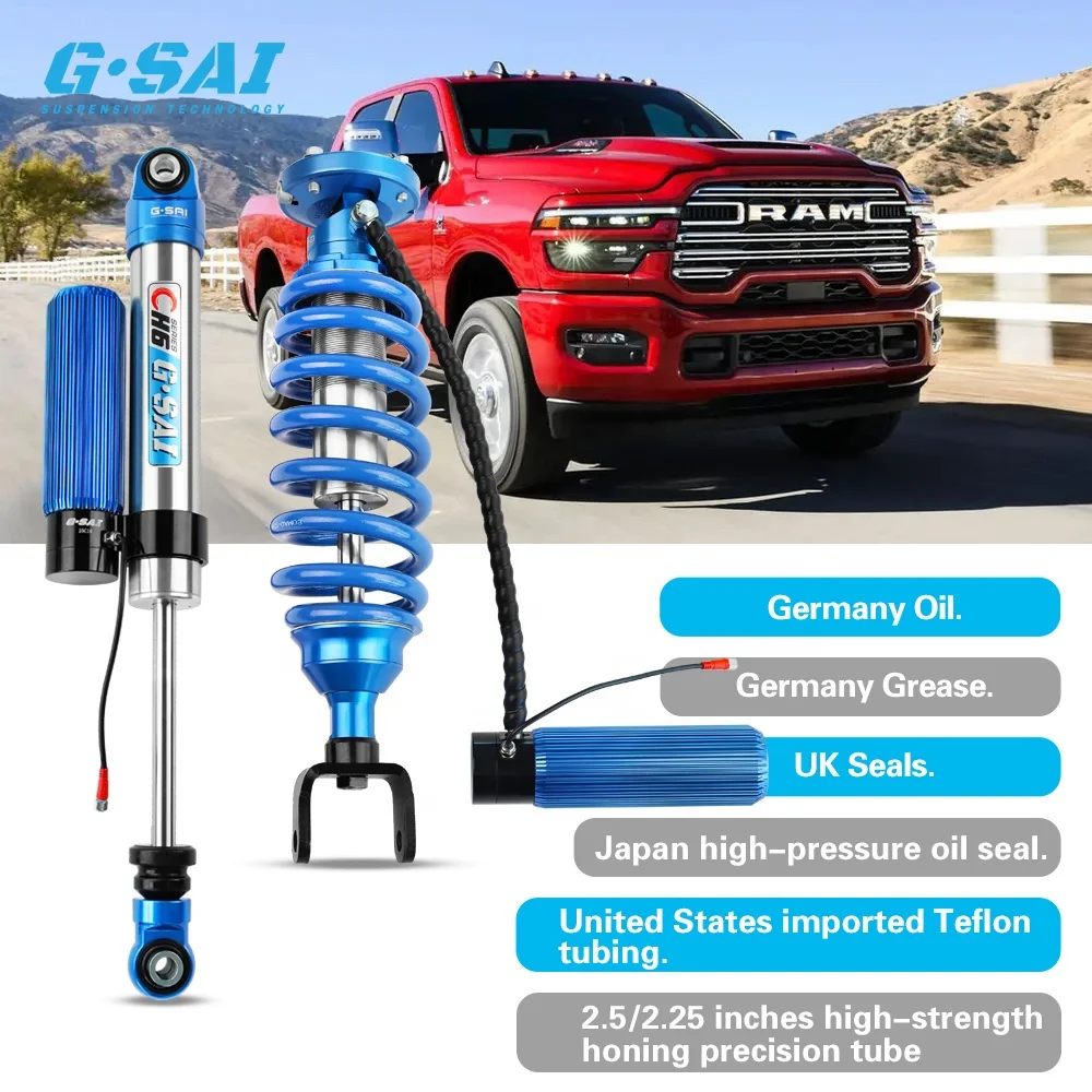 Wholesale, electrically adjustable shock absorbers compatible with RAM1500, allowing for adjustable damping force at any time