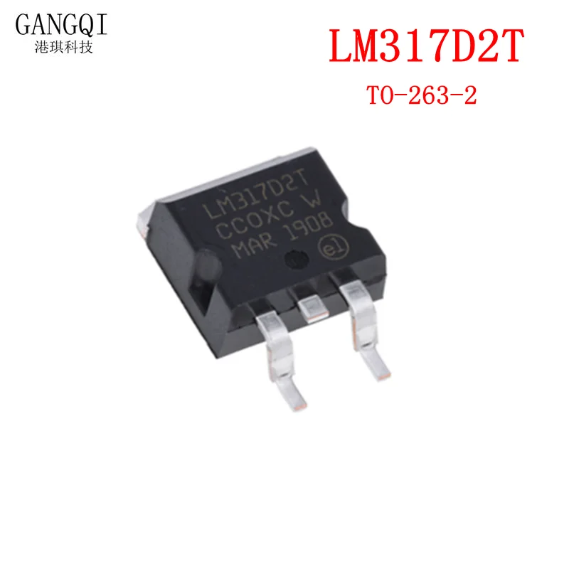 10Pcs/Lot LM317D2T LM317 TO-263 SMD L7805CD2T L7815CD2T L7912CD2T Voltage Regulator New In Stock