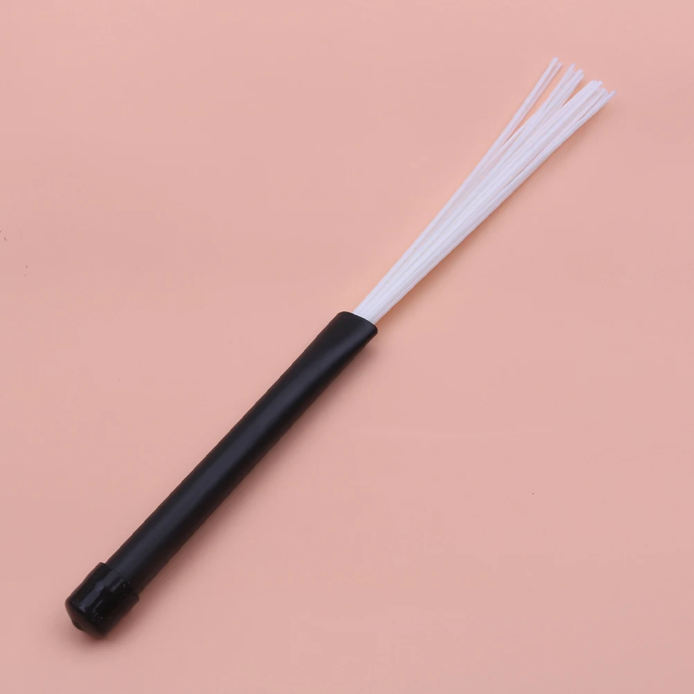 

2pcs Brush Sticks Nylon White Drumsticks Wire Steel Percussion Accessories Retractable Drum Wire Snare Drum Kit