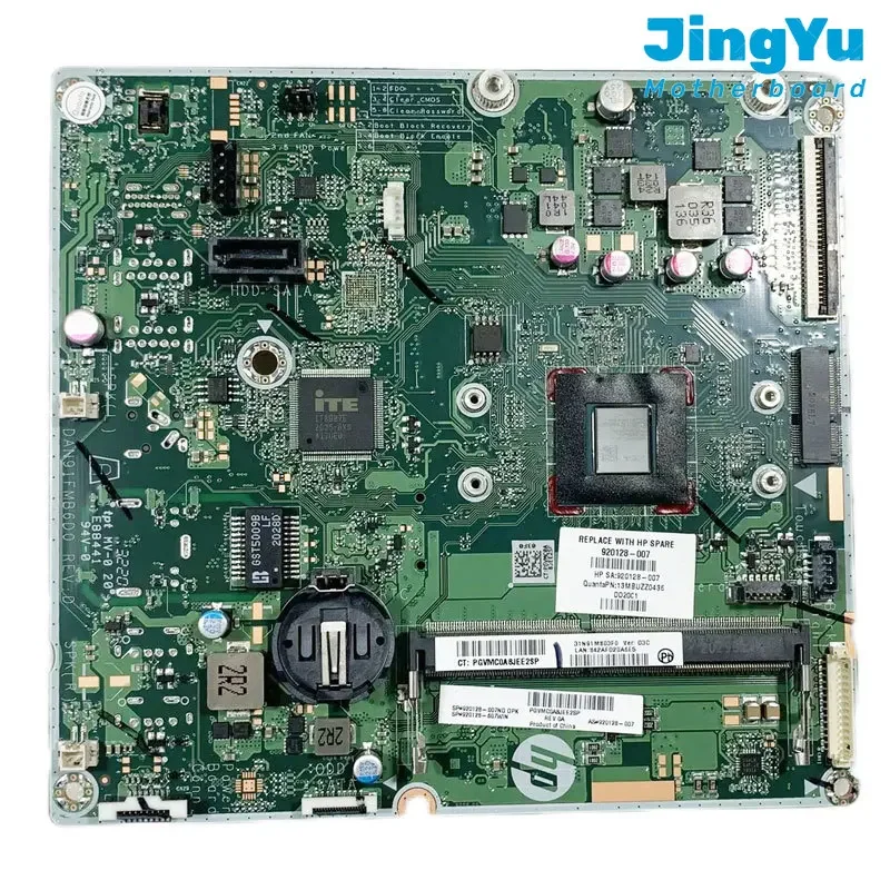 For HP 205 G3 20-C AIO Motherboard DAN91FMB6D0 REV.D Mainboard with E2-9000 CPU DDR4 UMA