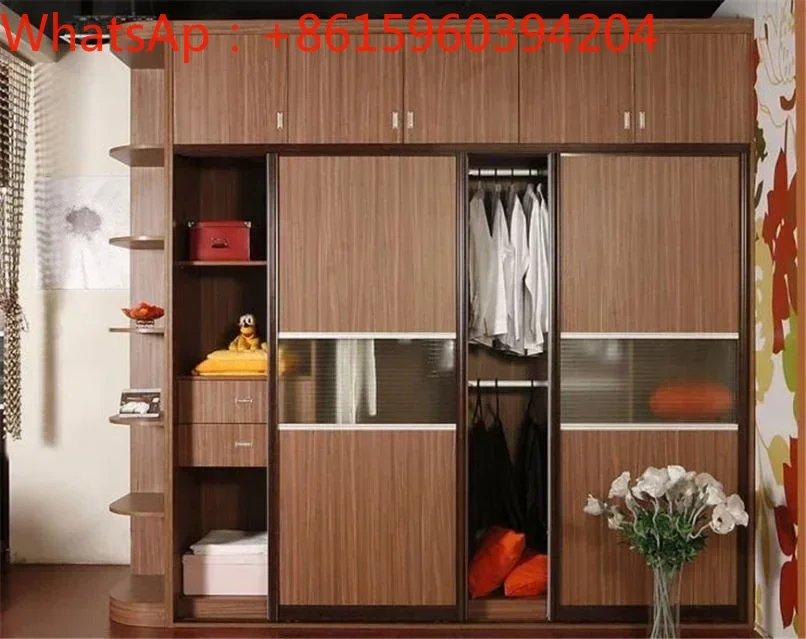 

High Quality Mirror Sliding Wood Wardrobe Designs Hardware