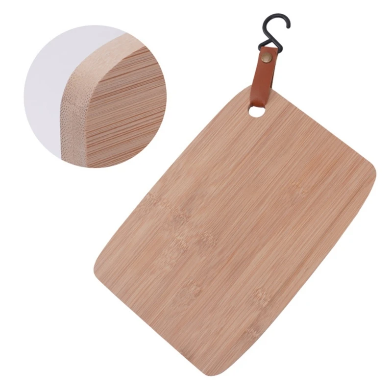 Bamboo Campings Cutting Board Fruit Vegetable Chopping Board Outdoor Picnics Servings Board for Home Campings Cooking R66E