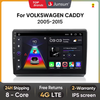 Junsun Wireless CarPlay Android Auto Radio For VOLKSWAGEN CADDY 2005-2015 Car Intelligent Systems RDS BT WiFi 2 din