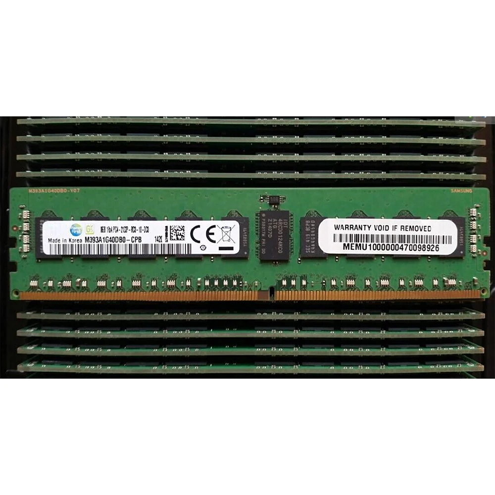 PC4-2133P-RC0 M393A1G40DB0-CPB 서버 메모리, 삼성 RAM 8GB 8GB 1RX4 DDR4 2133, 빠른 배송 하이 퀄리티, 1 개