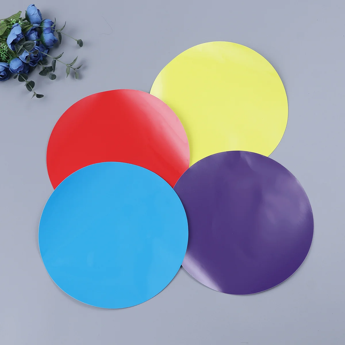 

10Pcs Colorful Dry Erase Circles Reusable for Whiteboard Wall Decal Office School Organization Planner