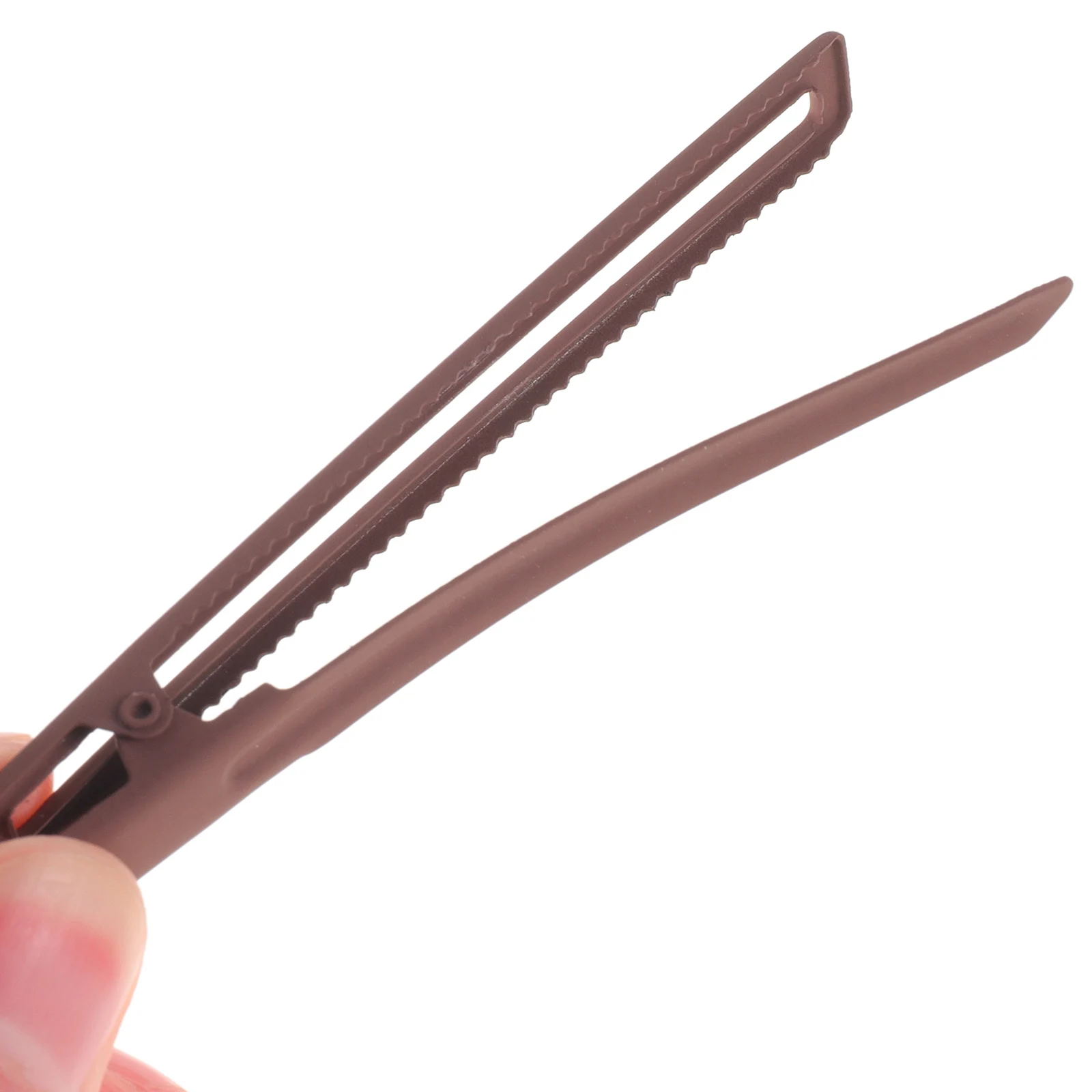 

8Pcs Metal Hollow Hairpins Duckbilled Clips for Women Candy Colors Hair Clips Lightweight Not Easy Damage Gift Idea