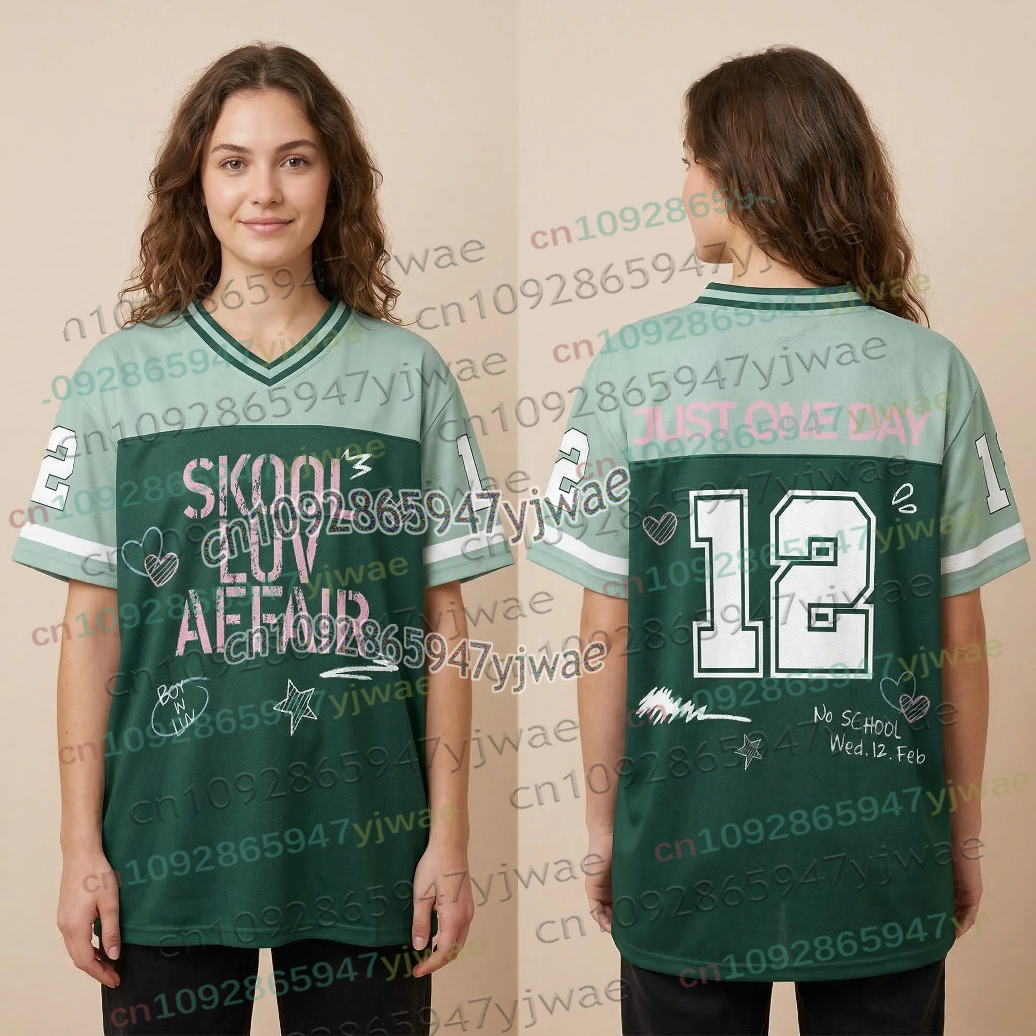 Camiseta de Fútbol Skool Luv Affair, World Tour 2026, Merchandise de Regreso, Regalo Kpop para Fans, Camisetas de Entrenamiento para Hombre y Mujer, Verano